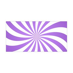 Spiral Vortex Rays Lavender Swirl Purple Yoga Headband by Salmanaz77