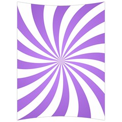 Spiral Vortex Rays Lavender Swirl Purple Back Support Cushion