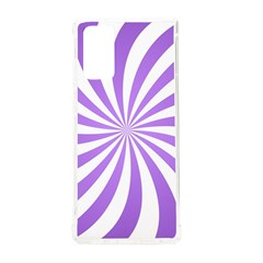 Spiral Vortex Rays Lavender Swirl Purple Samsung Galaxy Note 20 Tpu Uv Case by Salmanaz77