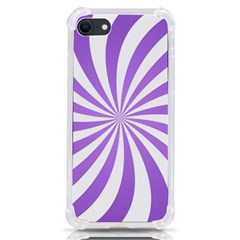 Spiral Vortex Rays Lavender Swirl Purple Iphone Se by Salmanaz77