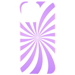 Spiral Vortex Rays Lavender Swirl Purple Iphone 15 Pro Max Black Uv Print Pc Hardshell Case by Salmanaz77