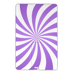 Spiral Vortex Rays Lavender Swirl Purple Name Card Style Usb Flash Drive