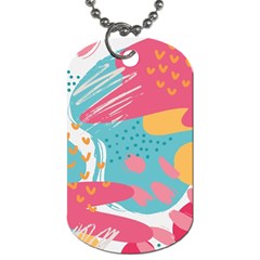 Background Abstract Dog Tag (two Sides) by Salmanaz77