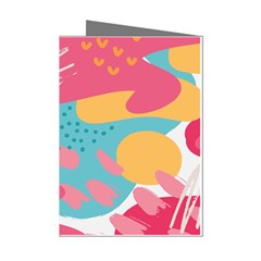 Background Abstract Mini Greeting Cards (pkg Of 8)