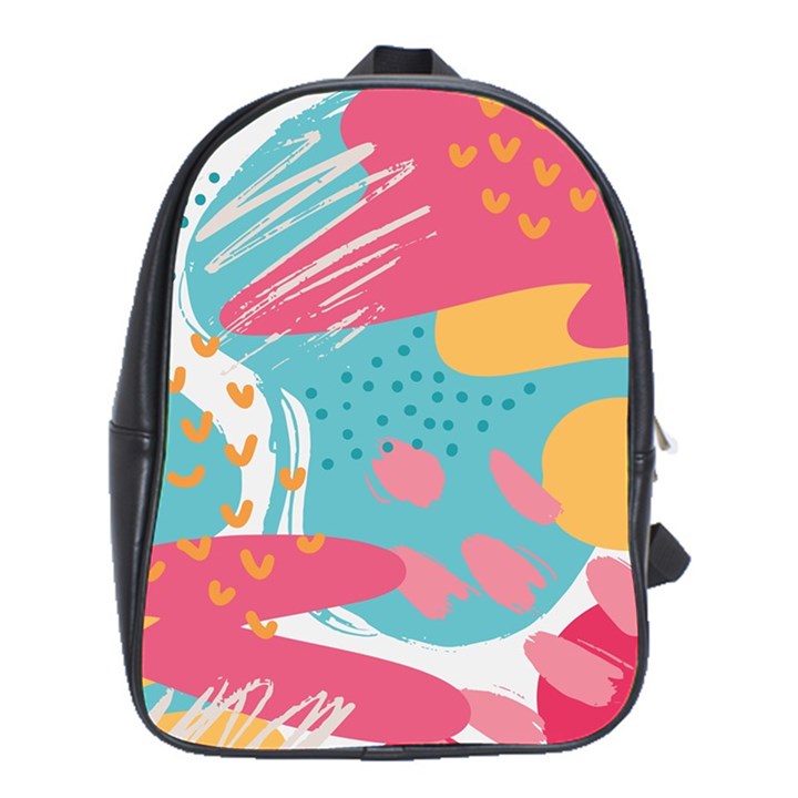 Background Abstract School Bag (XL)