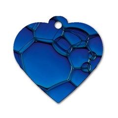 Background Colour Template Contrast Dog Tag Heart (two Sides) by Salmanaz77