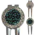 Leaves Pattern Abstract Blade 3-in-1 Golf Divots Front