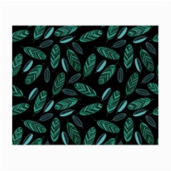 Leaves Pattern Abstract Blade Small Glasses Cloth (2 Sides) by Salmanaz77