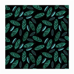 Leaves Pattern Abstract Blade Medium Glasses Cloth