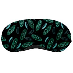 Leaves Pattern Abstract Blade Sleep Mask by Salmanaz77