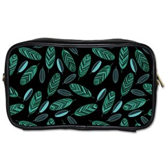 Leaves Pattern Abstract Blade Toiletries Bag (two Sides) by Salmanaz77