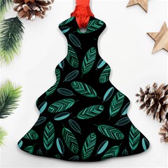 Leaves Pattern Abstract Blade Ornament (christmas Tree) 