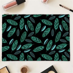 Leaves Pattern Abstract Blade Cosmetic Bag (xxl) by Salmanaz77