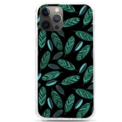 Leaves Pattern Abstract Blade Iphone 12 Pro Max Tpu Uv Print Case by Salmanaz77