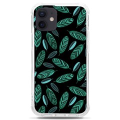 Leaves Pattern Abstract Blade Iphone 12 Mini Tpu Uv Print Case	 by Salmanaz77