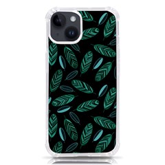 Leaves Pattern Abstract Blade Iphone 14 Tpu Uv Print Case