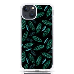 Leaves Pattern Abstract Blade Iphone 13 Tpu Uv Print Case by Salmanaz77