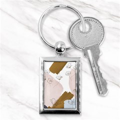 Flower Branch Corolla Wreath Key Chain (rectangle) by Salmanaz77