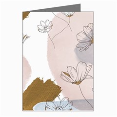 Flower Branch Corolla Wreath Greeting Card