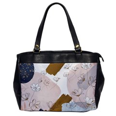 Flower Branch Corolla Wreath Oversize Office Handbag by Salmanaz77