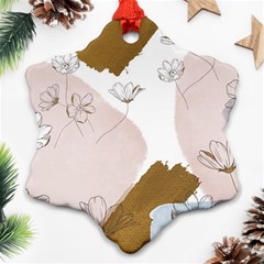 Flower Branch Corolla Wreath Ornament (snowflake)