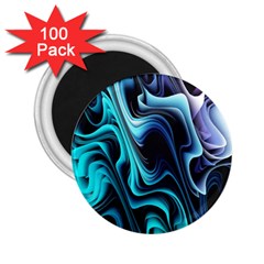 Nature Water Wave Architecture 2 25  Magnets (100 Pack)  by Salmanaz77