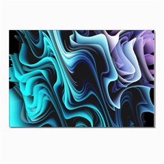 Nature Water Wave Architecture Postcard 4 x 6  (pkg Of 10) by Salmanaz77