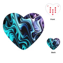 Nature Water Wave Architecture Playing Cards Single Design (heart)