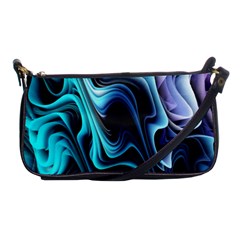 Nature Water Wave Architecture Shoulder Clutch Bag