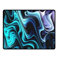 Nature Water Wave Architecture Fleece Blanket (small) by Salmanaz77