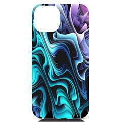 Nature Water Wave Architecture Iphone 14 Black Uv Print Case by Salmanaz77