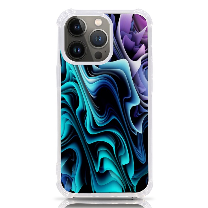 Nature Water Wave Architecture iPhone 13 Pro TPU UV Print Case