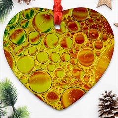 Oil Drop Water Oil Abstract Oily Ornament (heart)