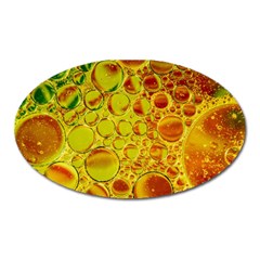 Oil Drop Water Oil Abstract Oily Oval Magnet by Salmanaz77