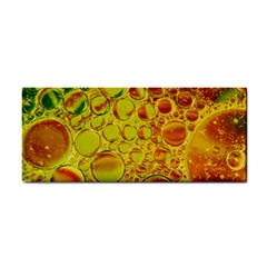 Oil Drop Water Oil Abstract Oily Hand Towel by Salmanaz77