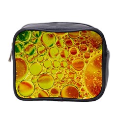 Oil Drop Water Oil Abstract Oily Mini Toiletries Bag (two Sides) by Salmanaz77