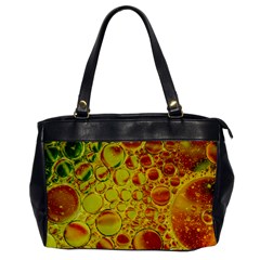 Oil Drop Water Oil Abstract Oily Oversize Office Handbag by Salmanaz77