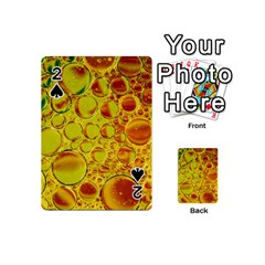 Oil Drop Water Oil Abstract Oily Playing Cards 54 Designs (mini) by Salmanaz77