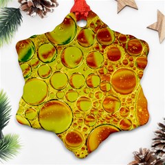 Oil Drop Water Oil Abstract Oily Ornament (snowflake)