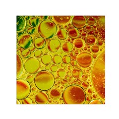 Oil Drop Water Oil Abstract Oily Square Satin Scarf (30  X 30 ) by Salmanaz77