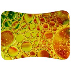 Oil Drop Water Oil Abstract Oily Velour Seat Head Rest Cushion by Salmanaz77