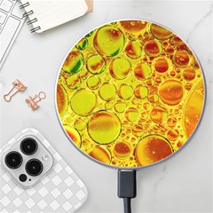 Oil Drop Water Oil Abstract Oily Wireless Fast Charger(white) by Salmanaz77