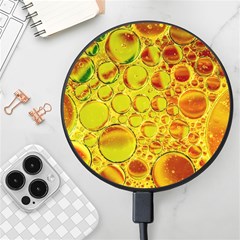 Oil Drop Water Oil Abstract Oily Wireless Fast Charger(black) by Salmanaz77