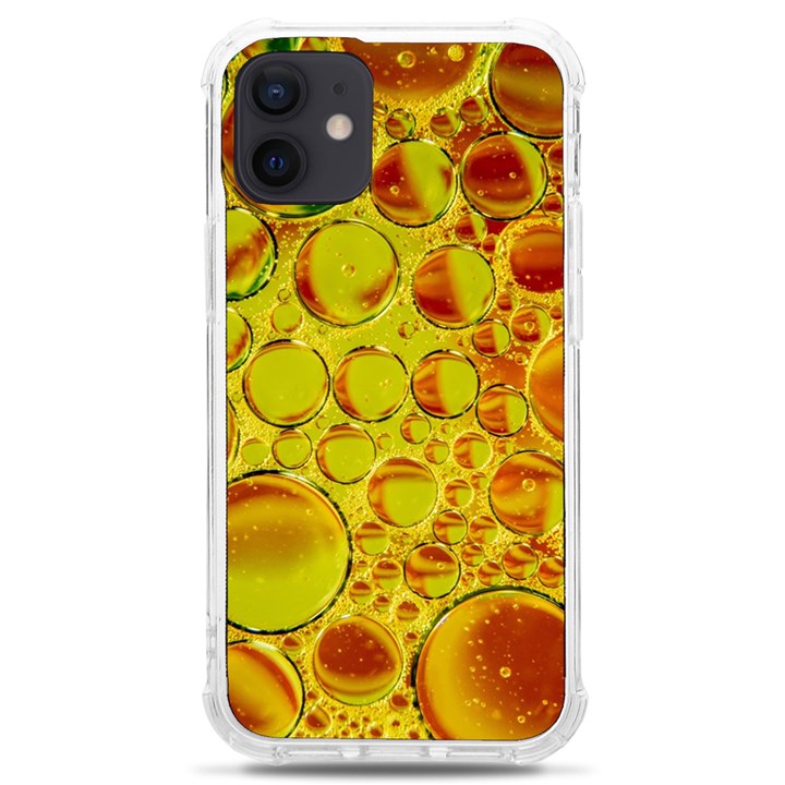 Oil Drop Water Oil Abstract Oily iPhone 12 mini TPU UV Print Case	