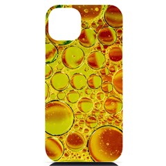 Oil Drop Water Oil Abstract Oily Iphone 14 Plus Black Uv Print Case by Salmanaz77