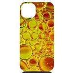 Oil Drop Water Oil Abstract Oily iPhone 14 Plus Black UV Print Case Front