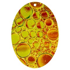 Oil Drop Water Oil Abstract Oily Uv Print Acrylic Ornament Oval by Salmanaz77