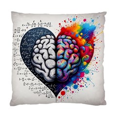 Brain Heart Math Standard Cushion Case (one Side) by Salmanaz77