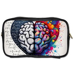 Brain Heart Math Toiletries Bag (two Sides) by Salmanaz77