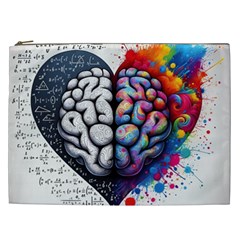 Brain Heart Math Cosmetic Bag (xxl) by Salmanaz77